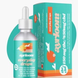 Ayrloom Low Dose Everyday THC Drops 150MG Qld