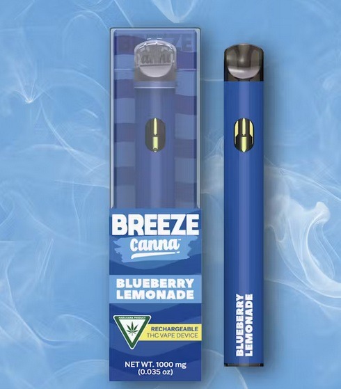 BREEZE Canna Blueberry Lemonade Oil Vape Qld