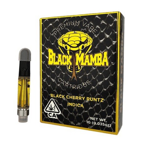 Black Mamba Cherry Runtz THC Vape Cartridge Qld