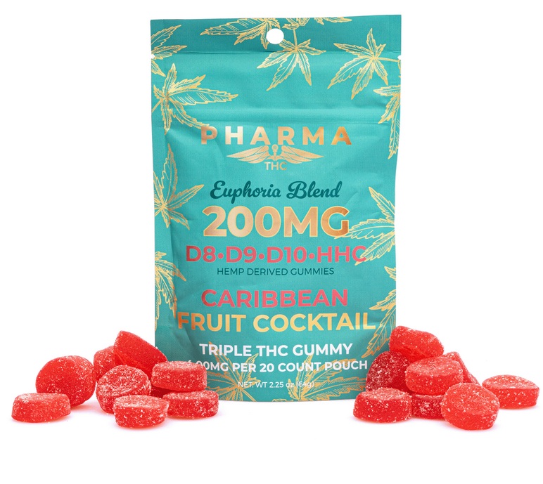 Buy PharmaTHC Euphoria Blend Edible Gummies NSW