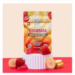 Buy Strawnana THC-Infused Edible Gummies Qld