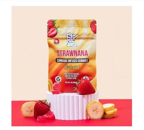 Buy Strawnana THC-Infused Edible Gummies Qld
