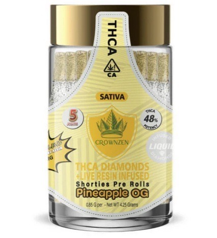 Buy THCA Diamonds Infused Shorties Prerolls Qld