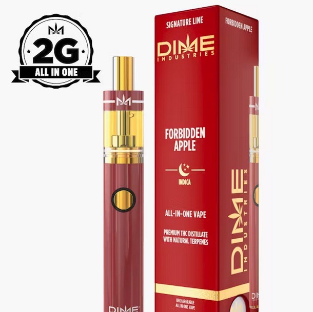 Forbidden Apple THC Distillate Oil Cartridge NSW