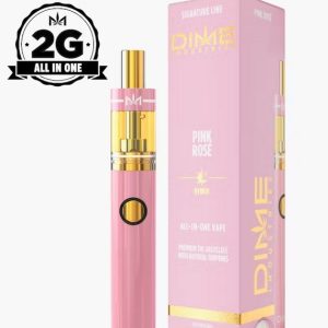 Pink Rose THC DIME Distillate Cartridge Vic