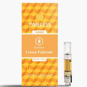 Timeless Lemon Faderade Vape Oil Cartridge Qld